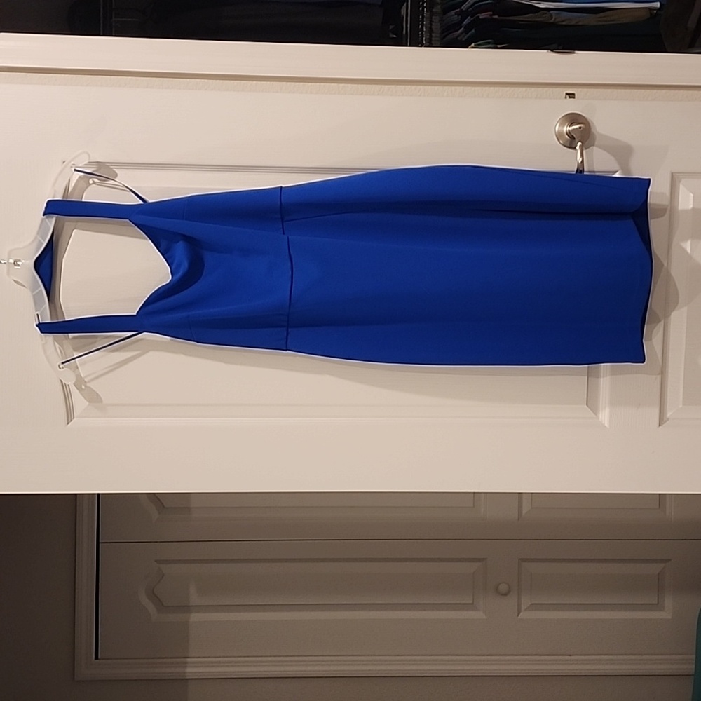 Royal blue dress from Express